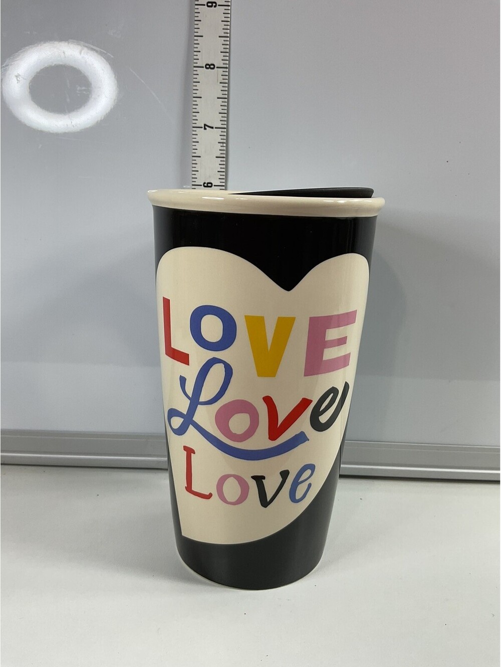 Starbucks Love Travel Mug 12oz Swivel Top NEW